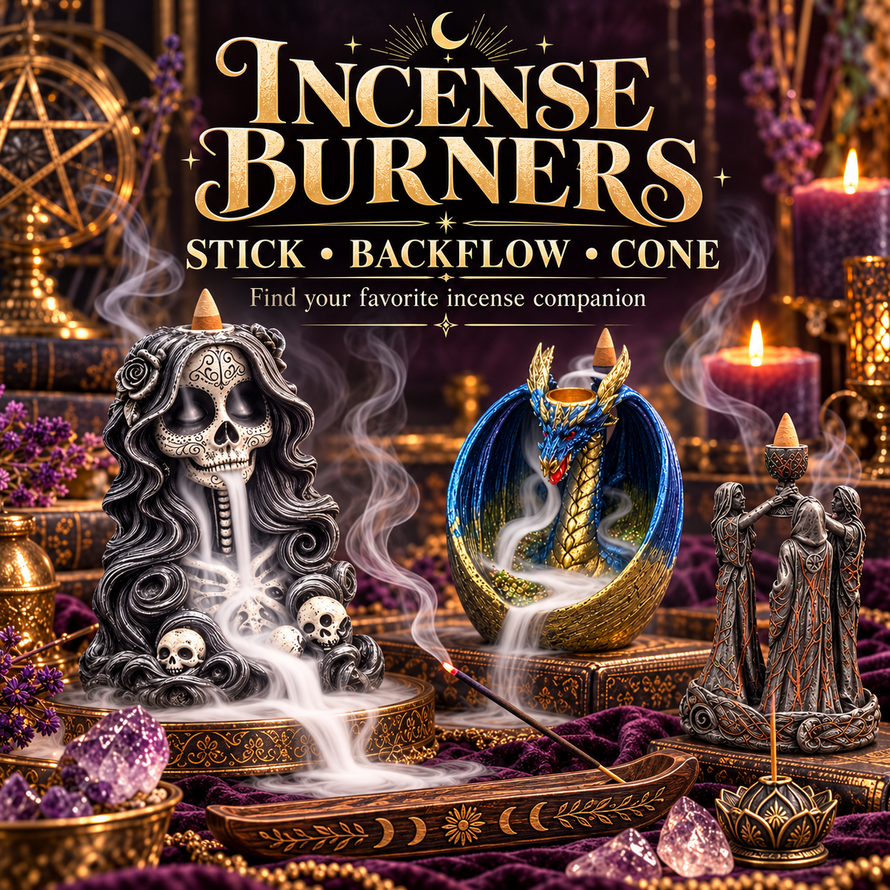 Incense, Backflow & Cone Burners