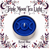 Triple Moon Tea Light Candle 2 Pk