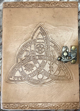 Triquetra w/ Prayers Leather Journal