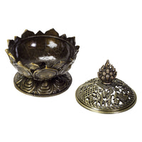 Metal Lotus Cone Incense Burner