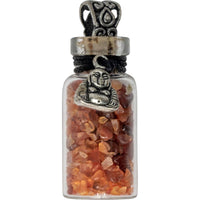 Good Luck ~ Carnelian Chips w/ Happy Buddha
