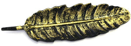 Golden Leaf Metal Incense/Smudge, Decor
