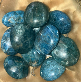 Blue Apatite Palm Stone