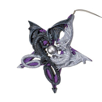 Anne Stokes Pentagram Dragon Ornament Christmas