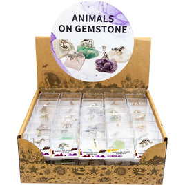 Stone/Crystal Chunk w/ Asst'd Animals