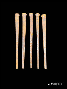 Set of 5 Vintage Coffin Nails