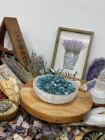Natural Apatite Tumbled Stones, Real Crystal Chips