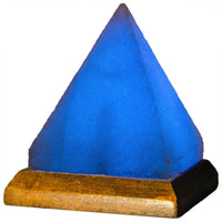 Pyramid Shaped Color Changing USB Salt Lamp - 4" avg.