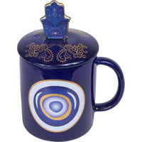 3 in 1 Ceramic Coffee Mug Candle & Incense ~ Fatima w/ Evil Eye
