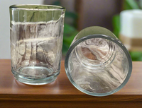Round Glass Candle Holders