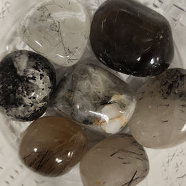 Black Tourmaline in Quartz (BTQ)