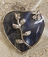 Heart & Rose Vine Pendant