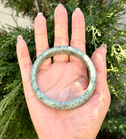 Natural Burmese Jade Bangle Bracelet
