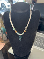 Hemp Mushroom Pendant Necklace