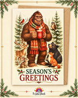 Sasquatch Yule Greeting Cards