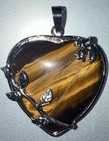 Heart & Rose Vine Pendant
