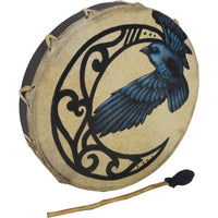 Ceremonial Drum - Moon & Raven (Each)