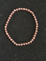 4” MM Round Bead Bracelet