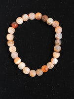 8”MM Bead Bracelet Round N-Z