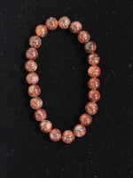 8”MM Bead Bracelet Round N-Z
