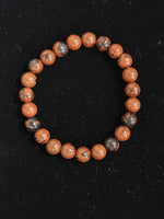 8”MM Bead Bracelet Round N-Z