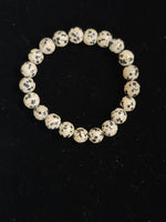 8”MM Bead Bracelet Round N-Z