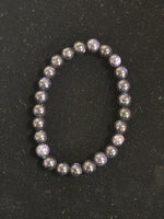 8”MM Bead Bracelet Round N-Z