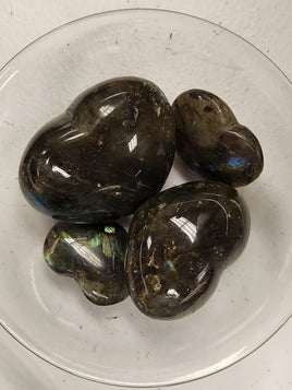 Labradorite Heart