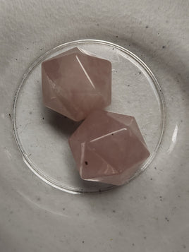 Rose Quartz Icosahedron