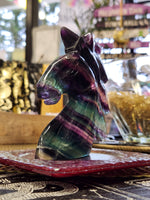 Fluorite Unicorn Head