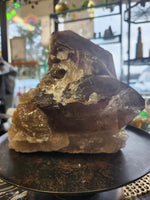 Large Smoky Quartz Cluster