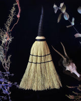 Troll’s Altar Broom - w/ Talisman Springbok Horn Handle