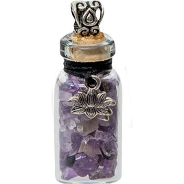 Spirituality ~ Amethyst Chips w/ Lotus