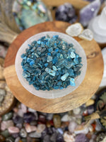 Natural Apatite Tumbled Stones, Real Crystal Chips