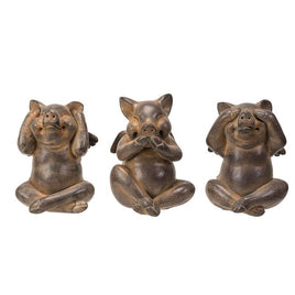 When Pigs Fly See, Speak, and Hear No Evil Set