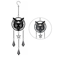 Alchemy Gothic Metal Hanging Decoration Celestial Cat