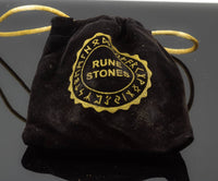 Tiger Eye Gemstone Rune Sets With Velvet Bag