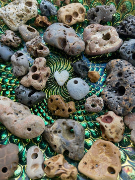 Witches Stones, Hag Stones, Crystal Magic