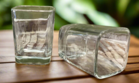 Cube/Square Glass Candle Holders