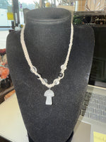 Hemp Mushroom Pendant Necklace