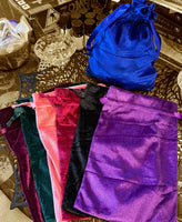 Velvet Bags w/Drawstring