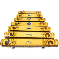 Bamboo Xylophone w/ Hand Painted Moon Phases