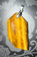 Crystal Faceted Blade Pendant