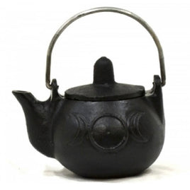 Triple Moon Kettle Shape Cast Iron Cauldron