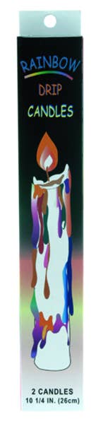 Multi-Color Drip Candle