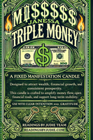 Triple Your Financial Blessings Money Manifestation Candle