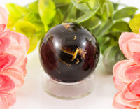 Amber Spheres 30mm