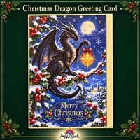 Dragon Christmas/Yule Greeting Cards