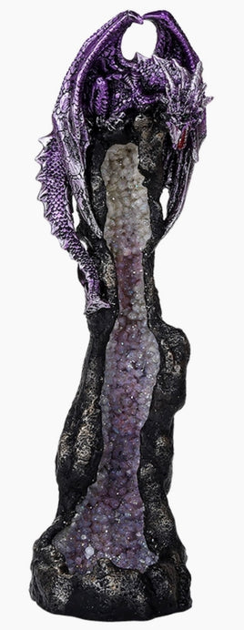 Dragon Geode Tower Incense Burner