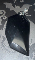 Crystal Faceted Blade Pendant